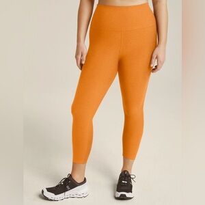 Beyond Yoga Orange Capri Legging